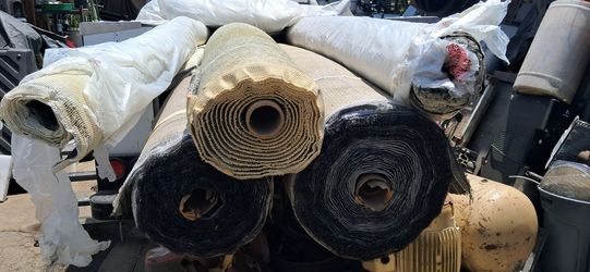 Rolled Carpet Remnants Lot