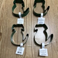 Target Wondershop Metal Cookie Cutters Green Dog Shape Set of 4 NWT Whimsical