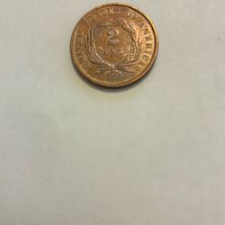 1868 Shield 2 Cent