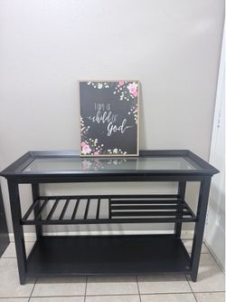 Entryway Black Table