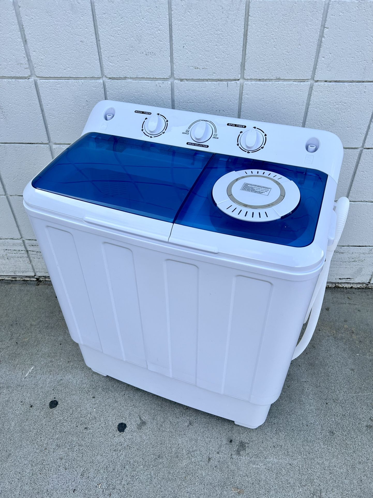 Mini Washer & Dryer Portable Clothes Washing Machine w/ Spin Dry All In 1 Washer For Household RV Camper Camping