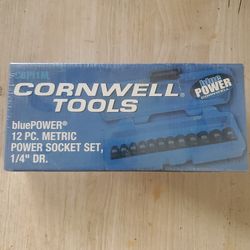 1/4 12 pc shallow impact socket set