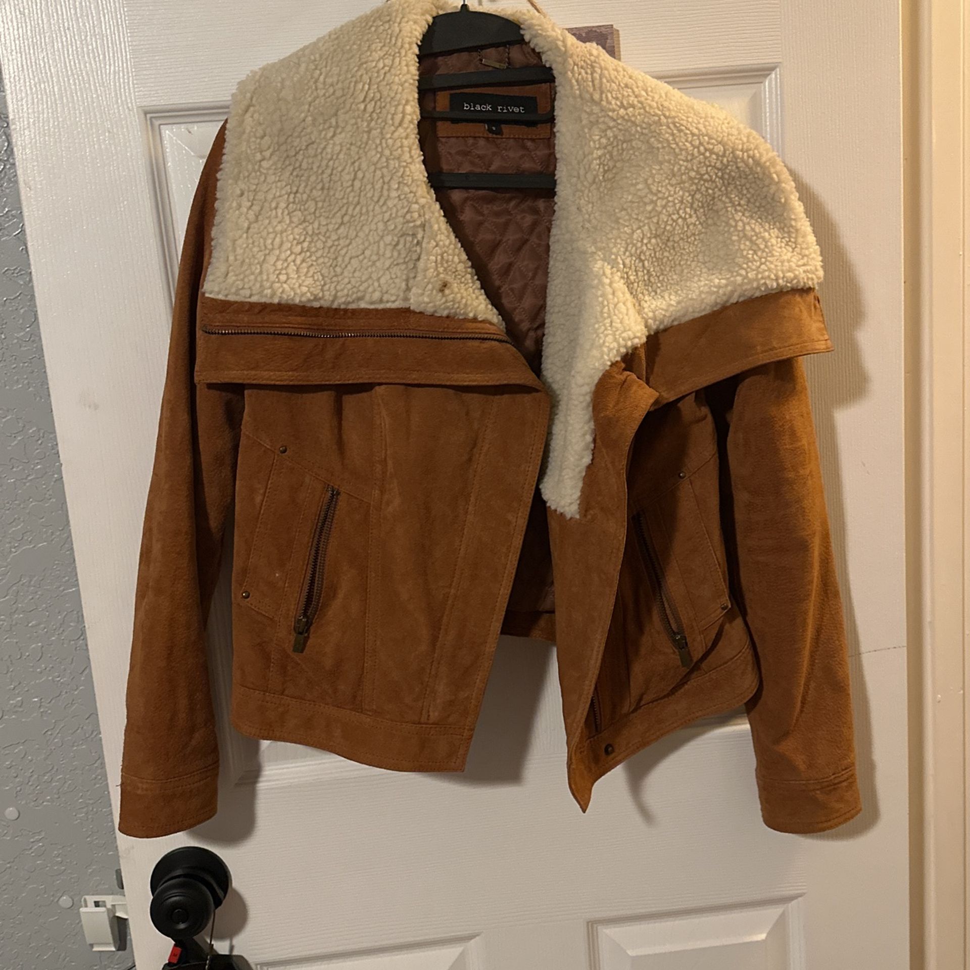 Suade Leather Jacket Medium Jacket
