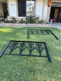 Wrought Iron Headboard And Footboard