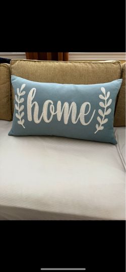 Indoor Outdoor “HOME” pillow