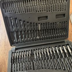 Drill Bits And Case 