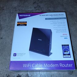 Netgear AC1600 wifi cable modem router