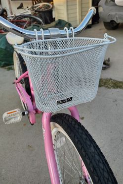 Biria Children's Small White Bicycle Basket