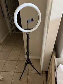 Ring Light With Phone Holder
