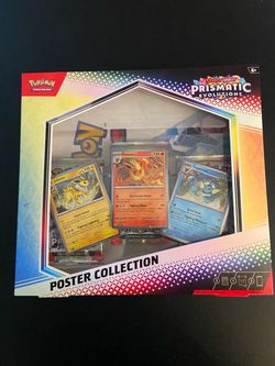 Pokémon TCG prismatic evolutions poster box