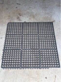 Commercial Rubber Floor Mats x8