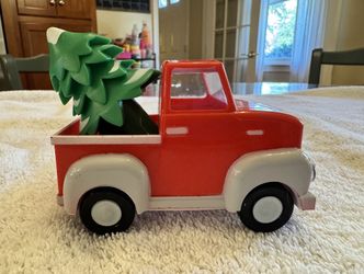 Cobblestone Corners Village Light Up Holiday Pick Up Truck