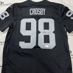 Fanatics Maxx Crosby Autograph Las Vegas Raiders Jersey