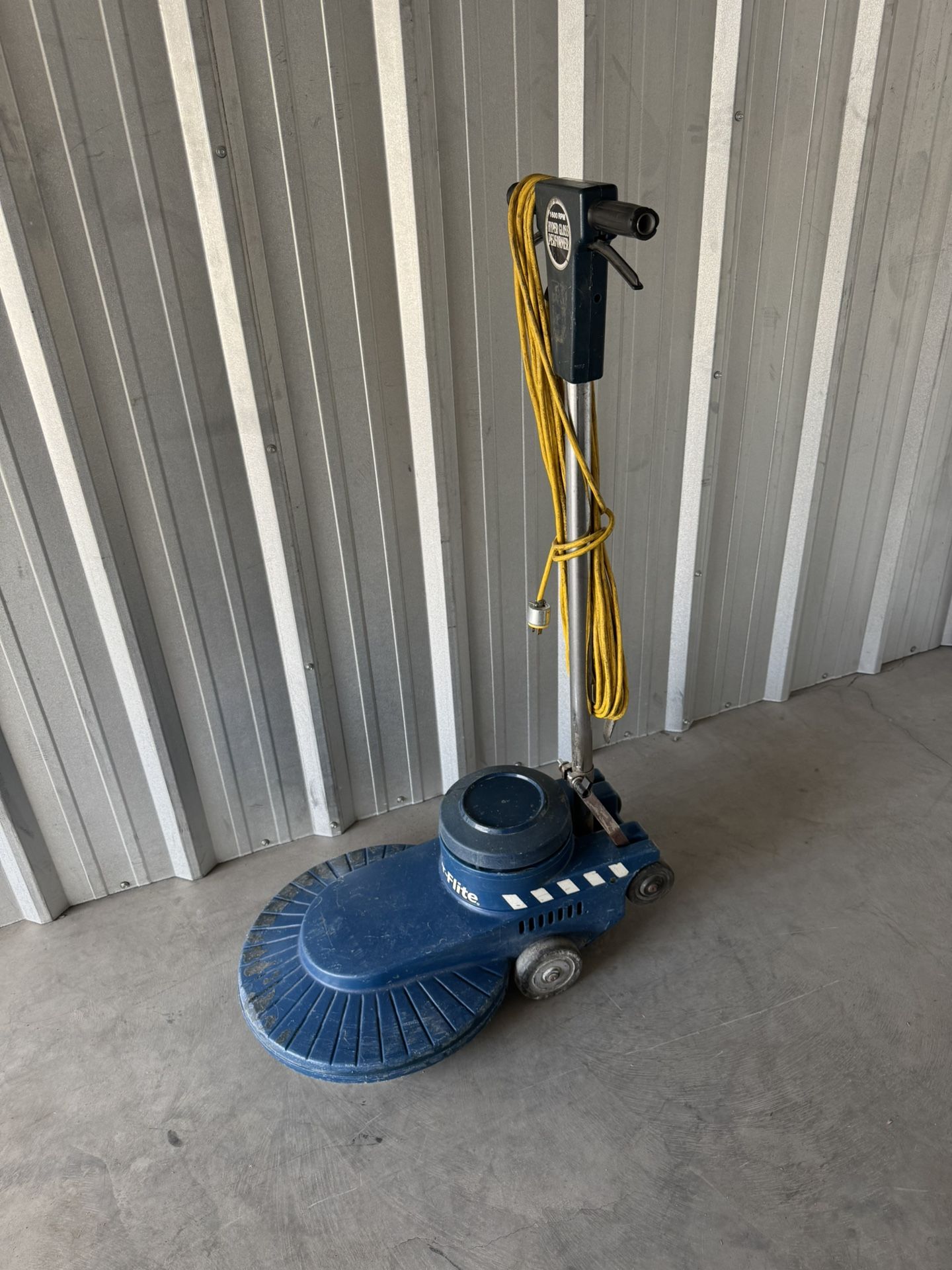 Power Flite 20” Electric Floor Buffer w/ Pad - 1600 RPM