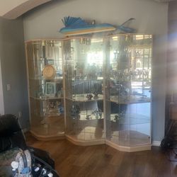Glass Display/Curio Cabinet 