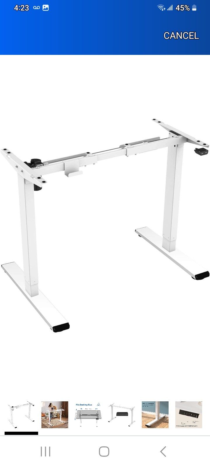 FLEXISPOT Height Adjustable Standing Desk
Frame