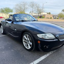 2005 BMW.Z4, LOW.MILES, CLEAN.AUTO-CHECK, GREAT ON GAS, COLD.AC.CONVERTIBLE 🚘