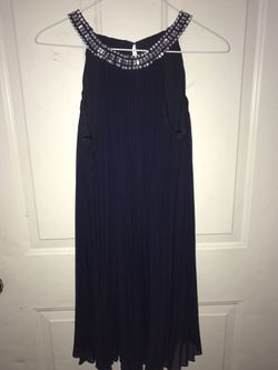 Navy Color Dress