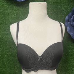Victoria Secret Dream Angels Multi-way Black Lace Bra Size 32DD