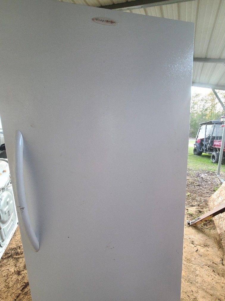 Frigidaire Upright Frost Free Commercial Deep Freezer, it doesn't get cold.