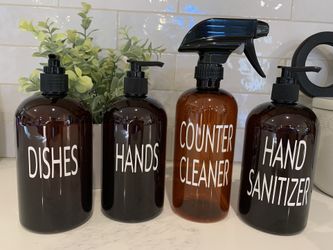 16oz Refillable PET Plastic Spray/pump Bottles