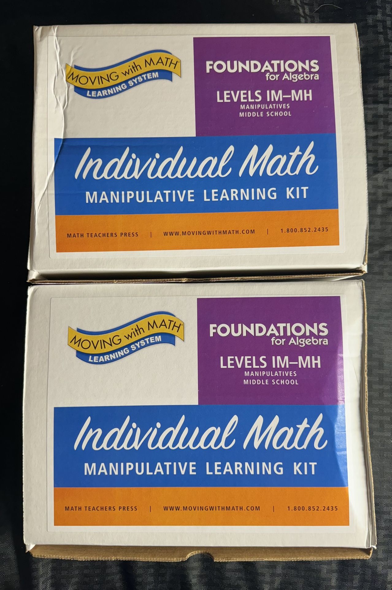 Foundations for Algebra Levels IM-MH Individual Math Learning Kit