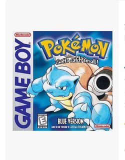 Pokemon Blue Version Game Boy