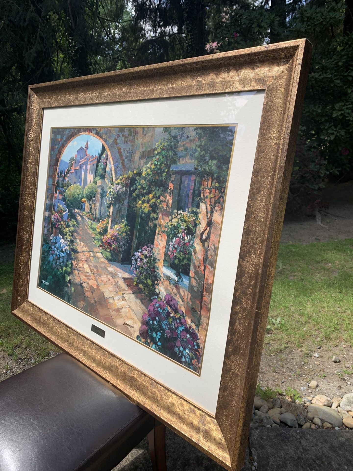 Wall Art, Picture, Art, Framed 47x39 Howard Behrens