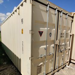NEW 20ft Beige One Trip Shipping Containers For Sale 