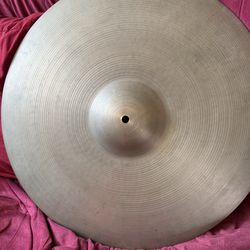 Vintage Zildjian ride cymbal