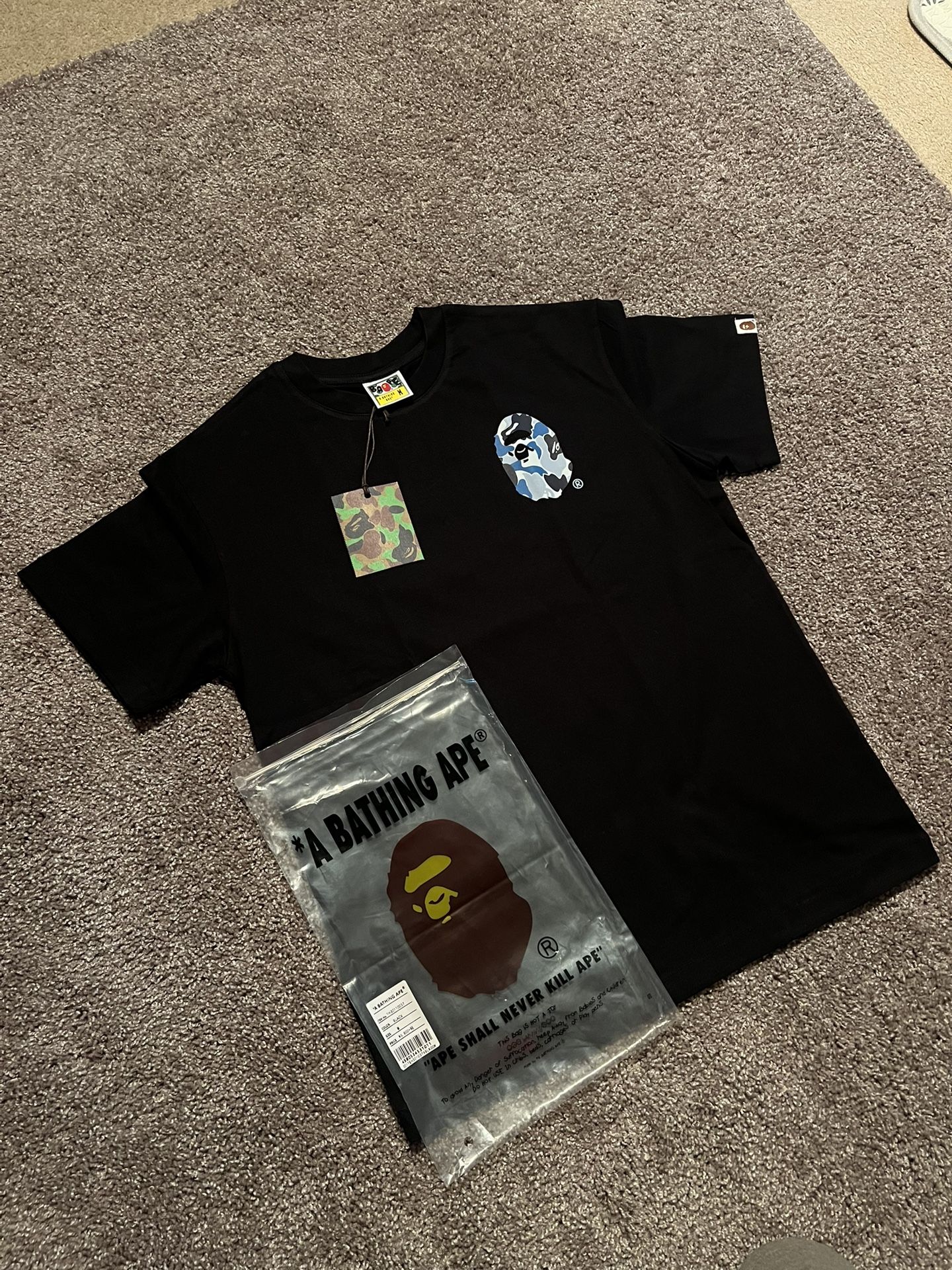 bape x stussy shirt