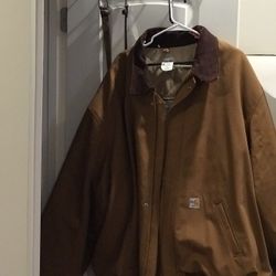MENS 5XL TALL CARHARTT ALL WEATHER COAT