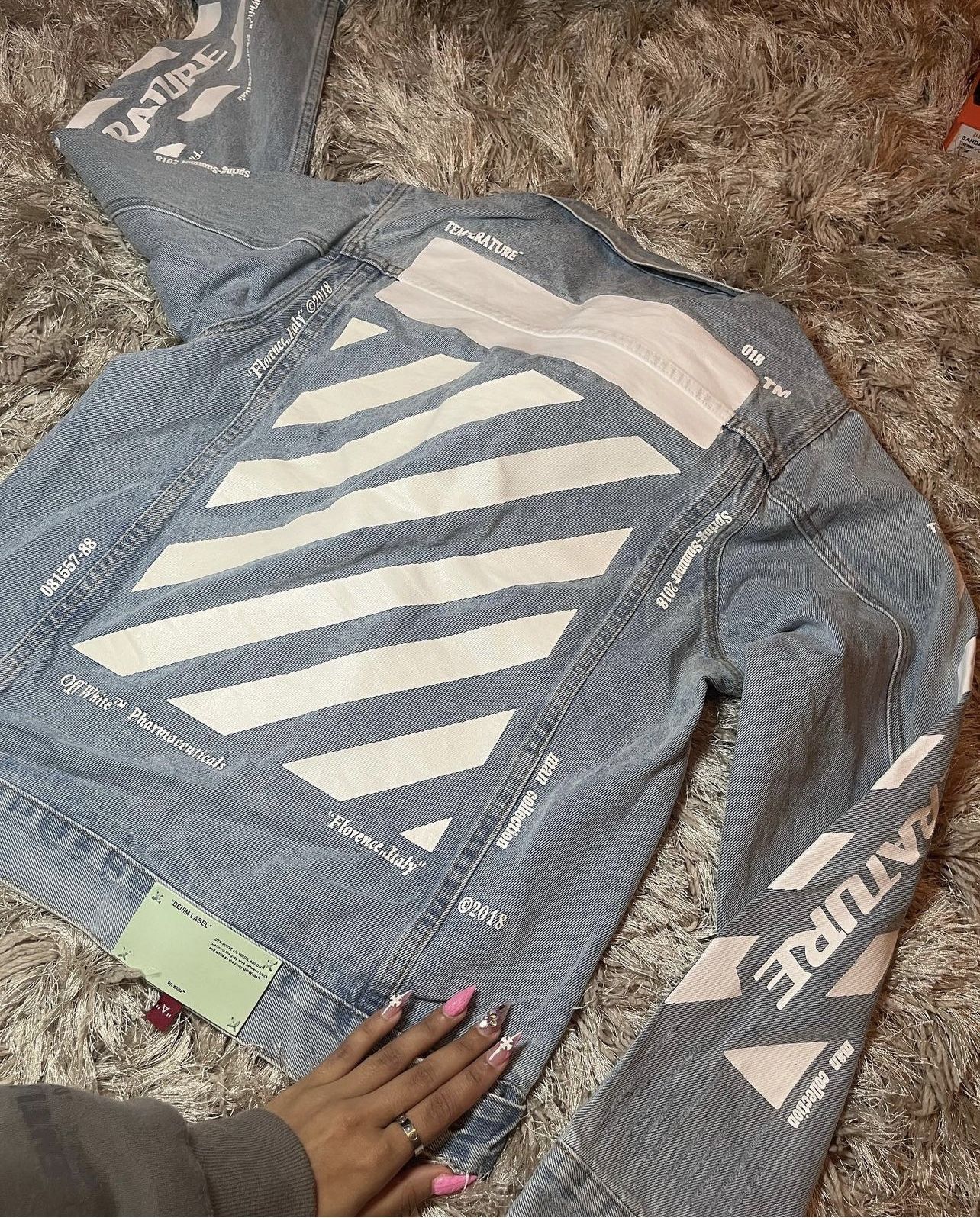 Off white denim jacket