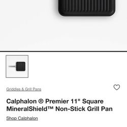 Calphalon Premier 11" Square MineralShield Non-Stick Grill Pan 