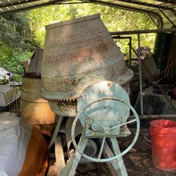 Antique Concrete Mixer 