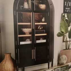 NEW GORGEOUS ARCHED CABINET/BOOKCASE