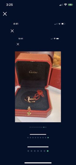 CARTIER JUSTE UN CLOU RING Rose Gold With Diamonds