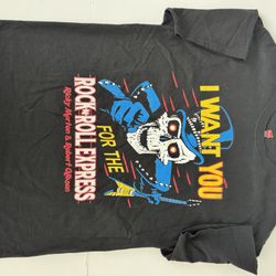 Vintage? Wrestling T-Shirt Rock & Roll Express Skull WWF 80s Ricky Morton Gibson