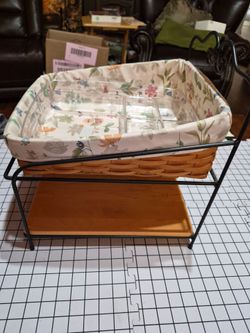 Longaberger wrought iron desk organizer set