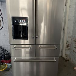 Kitchenaid Multi door refrigerator 69” x 36”
