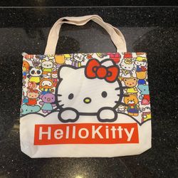 Hello Kitty Cinnamoroll girls Tote Bag 10x13”