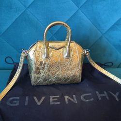 authentic Givenchy Antigona Bag Leather Micro