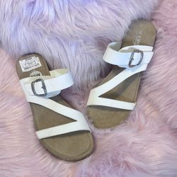 New Annie Comfort Wedge Sandals Size 9.5 W 