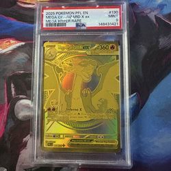 PSA 9 GOLD CHARIZARD PHANTASMAL FLAMES