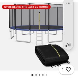 16 Ft Trampoline Safaty Net Replacement Protectionclo