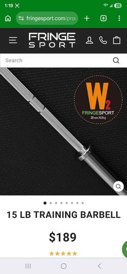 Fringe Sport 15lb Aluminum Wonder Bar – PERFECT for BulletProof Fitness VTS Lite