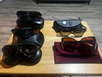 Designer Sunglasses Lot – Ray-Ban, Carrera, John Varvatos, Marciano