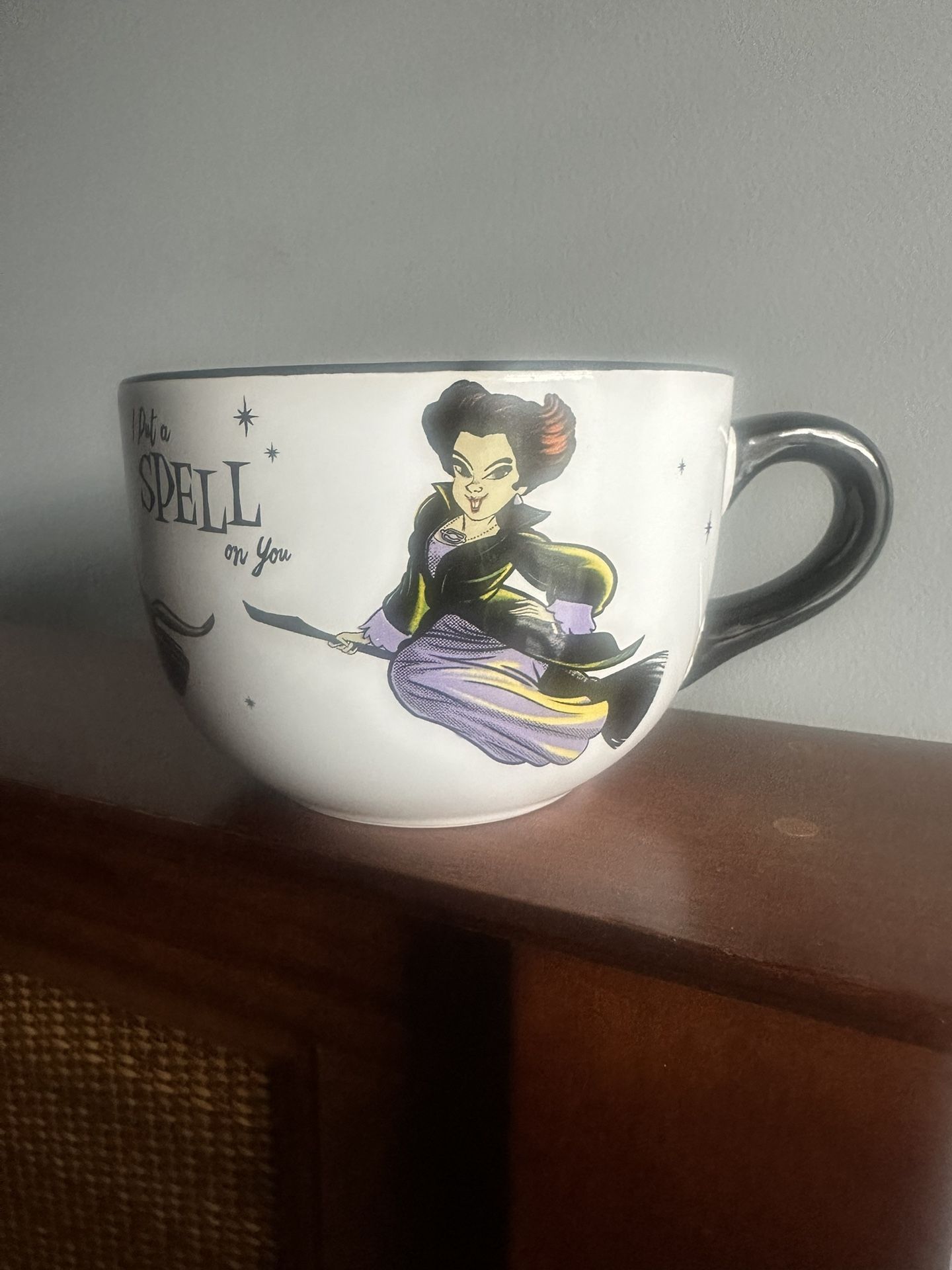 NWOT!  Hocus Pocus Sanderson Witch's large Cup Mug Soup bowl