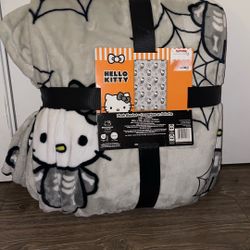 Twin hello Kitty Skeleton Blanket