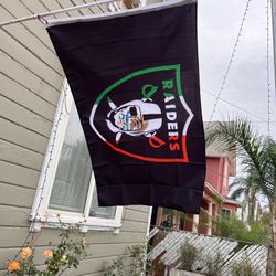 New! Raiders Mexico Flag Size 3ftx5ft 
